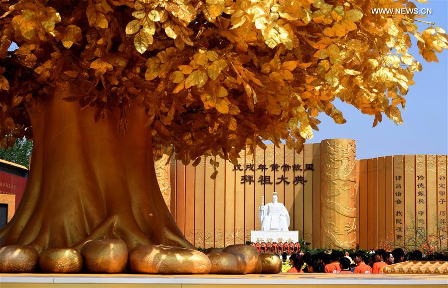 CHINA-ZHENGZHOU-HUANGDI-WORSHIP(CN)