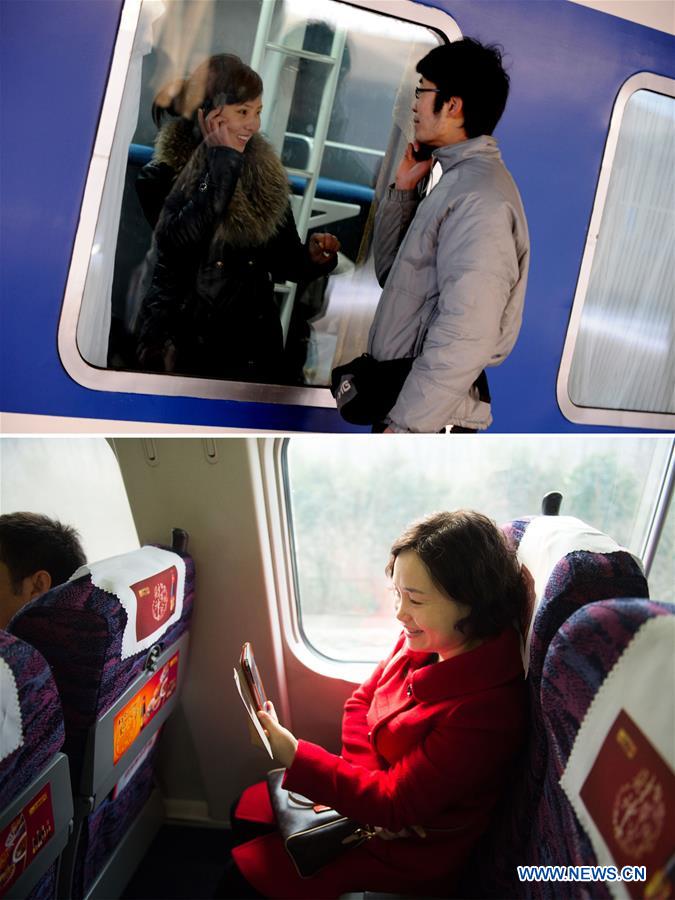 Xinhua Headlines: Moving China: The Spring Festival train journey now and then