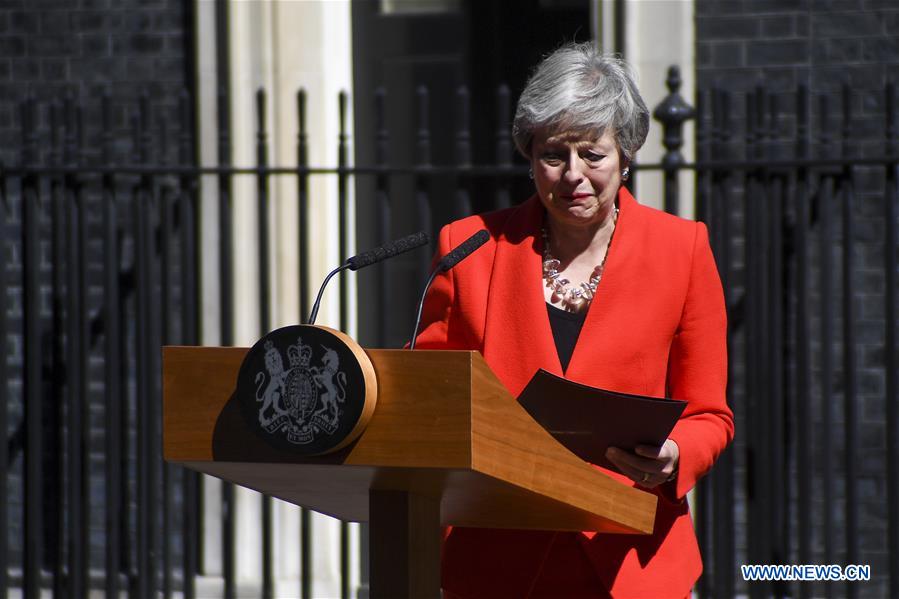 Xinhua Headlines: Britain set for new PM after May quits, as Brexit impasse remains