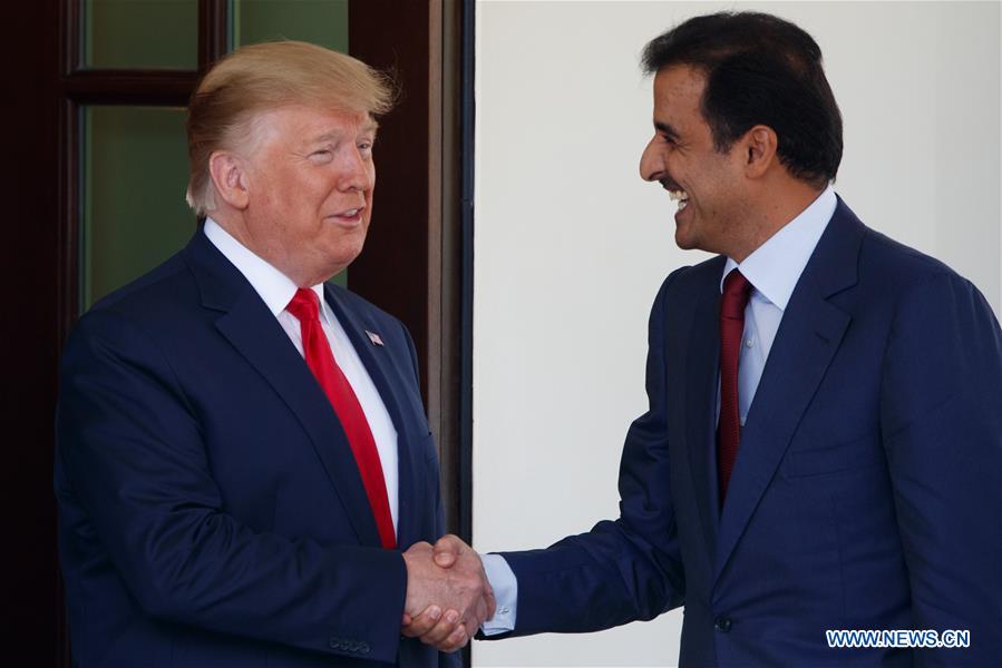 U.S.-WASHINGTON D.C.-TRUMP-QATAR-EMIR-MEETING