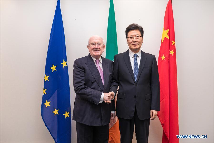 IRELAND-DUBLIN-CHINA-ZHANG CHUNXIAN-VISIT