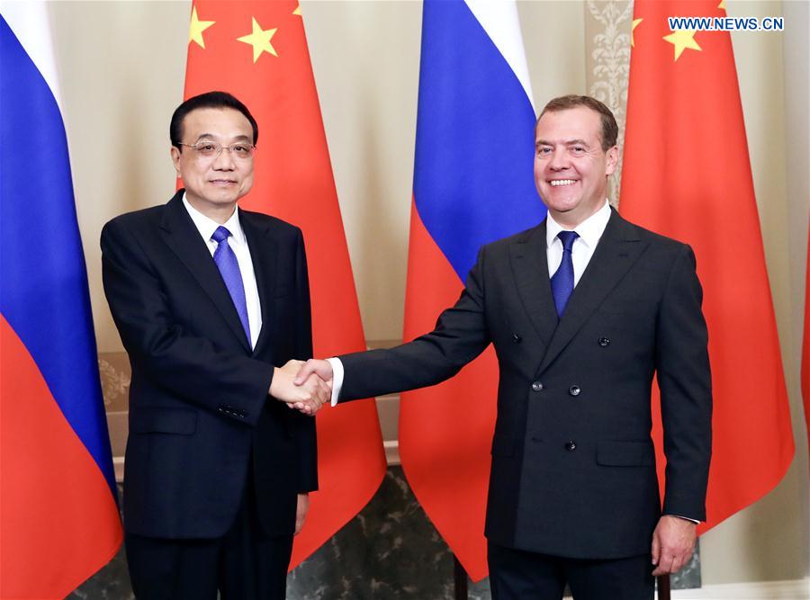 RUSSIA-ST. PETERSBURG-LI KEQIANG-RUSSIAN PM-REGULAR MEETING