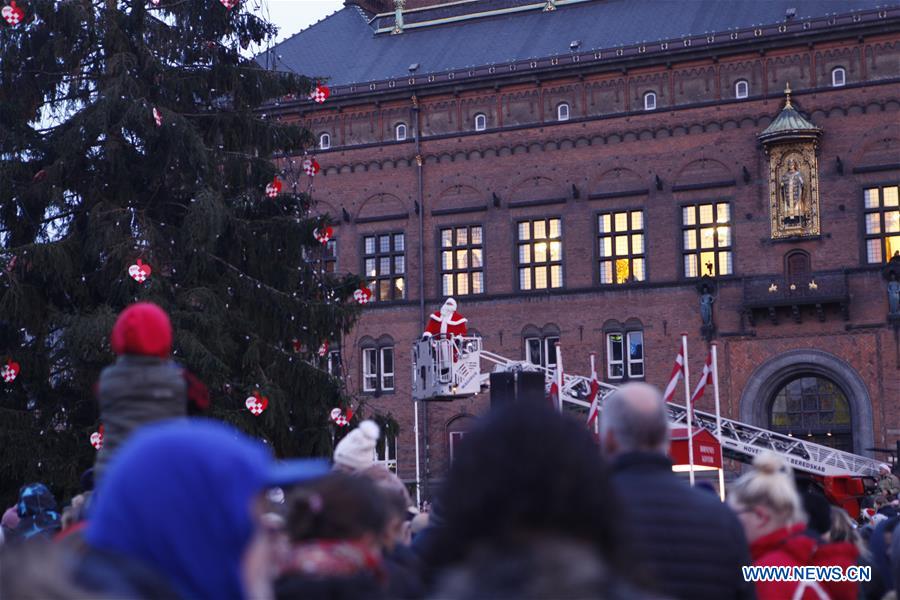 DENMARK-COPENHAGEN-CHRISTMAS TREE-LIGHTING