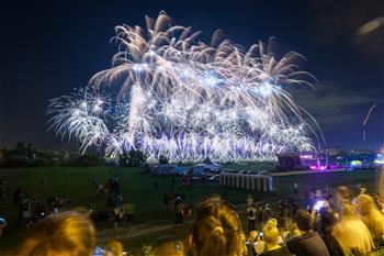 19th Int'l Festival of Fireworks held in Zagreb, Croatia