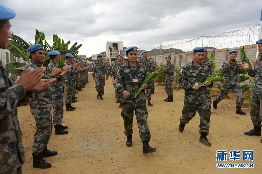 （國際）（1）中國駐南蘇丹維和步兵營受傷戰(zhàn)士姚道祥、吳樂重返戰(zhàn)位