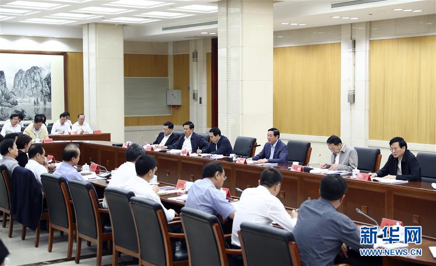 9月21日，中宣部在北京召開中央媒體駐外機構(gòu)外宣工作座談會。中共中央政治局委員、中央書記處書記、中宣部部長劉奇葆出席座談會并講話。新華社記者 謝環(huán)馳 攝 