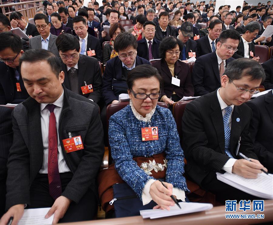 （兩會&middot;XHDW）（9）十三屆全國人大一次會議舉行第二次全體會議