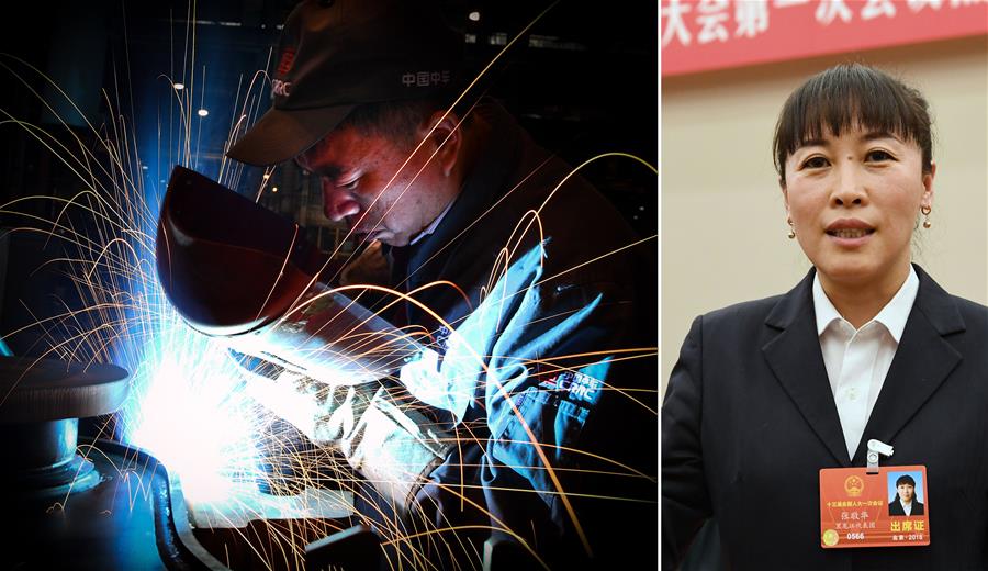 （兩會&middot;影像鏈接）全國人大代表張敬華：加大力度培養高級技術工人