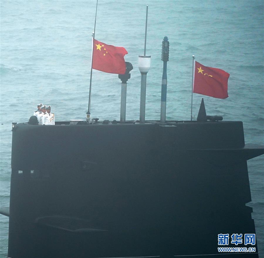 （新華全媒頭條&middot;人民海軍70年&middot;圖文互動）（16）奏響新時代海上和平樂章&mdash;&mdash;人民海軍成立70周年海上閱兵活動紀實