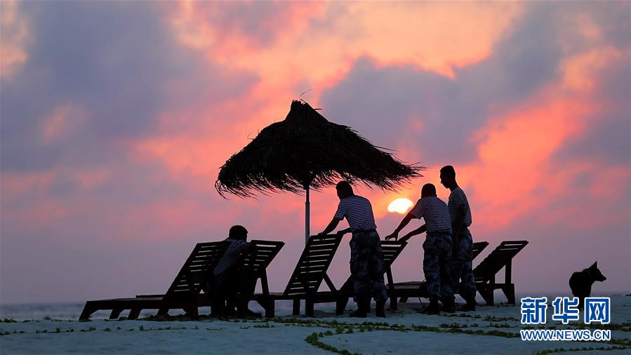 （壯麗70年&middot;奮斗新時代&middot;新華全媒頭條&middot;圖文互動）（9）&ldquo;你在我的航程上，我在你的視線里&rdquo;&mdash;&mdash;走進海軍西沙中建島官兵的五彩世界