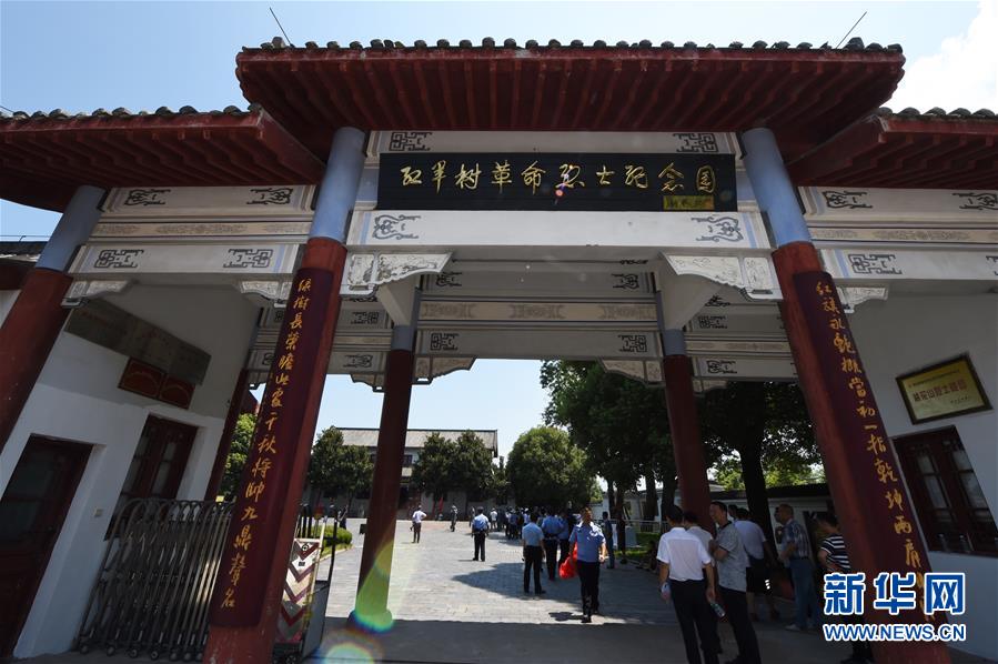 (壯麗70年·奮斗新時代——記者再走長征路·圖文互動)(4)“紅軍樹”下憶初心、守初心