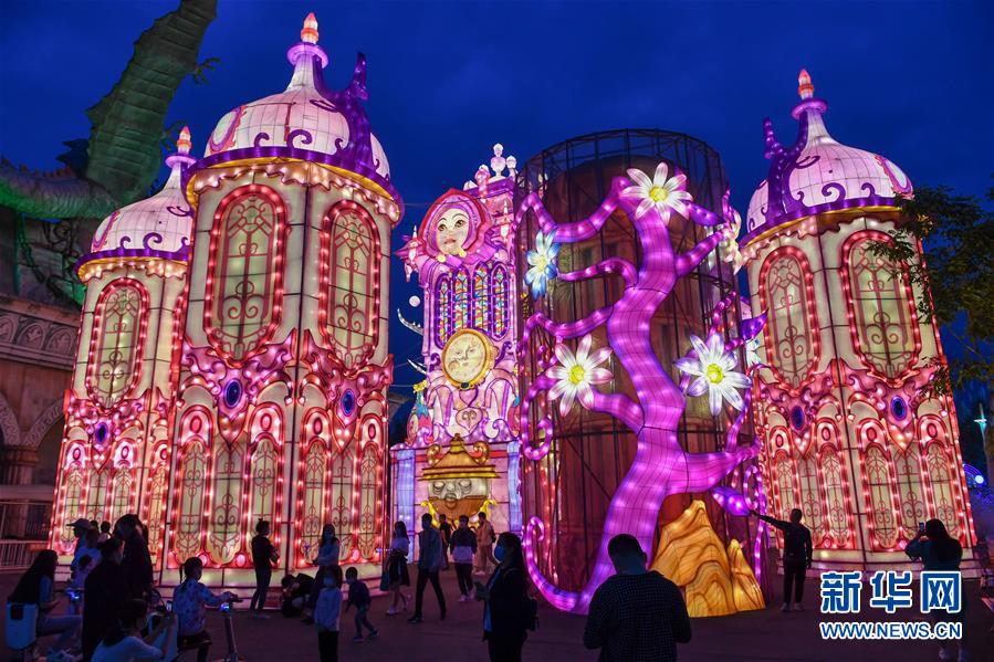 (社會(huì))(1)長(zhǎng)春:賞燈游園度假期