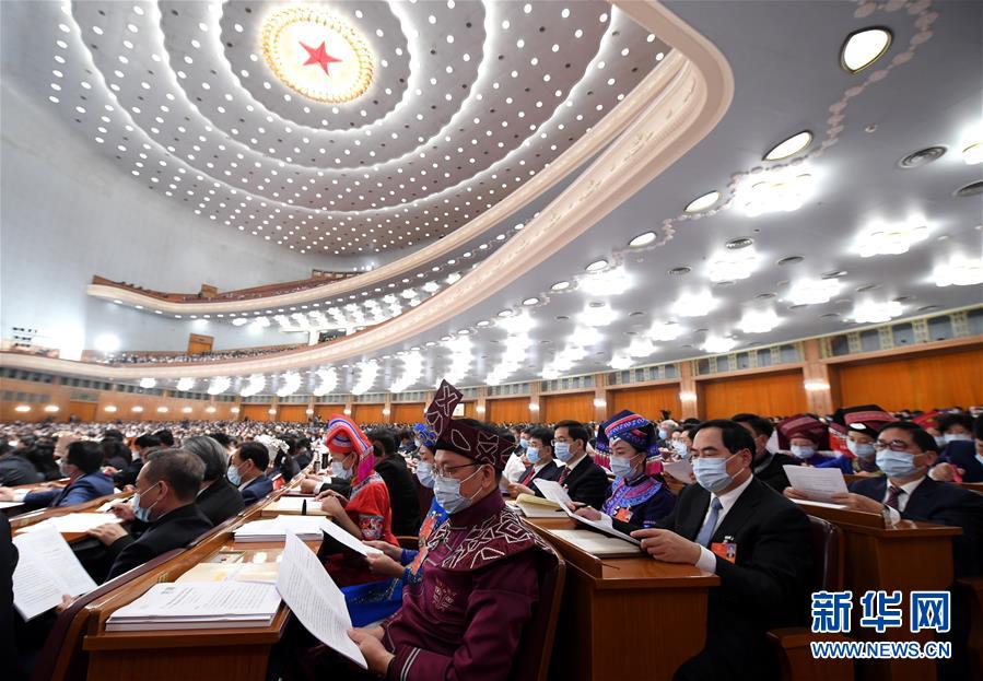 （兩會(huì)&middot;人大開(kāi)幕&middot;XHDW）（13）十三屆全國(guó)人大三次會(huì)議在京開(kāi)幕
