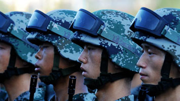 &ldquo;雁門關伏擊戰英雄連&rdquo;集結后演練