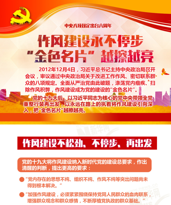 【圖解】作風建設永不停步 &ldquo;金色名片&rdquo;越擦越亮