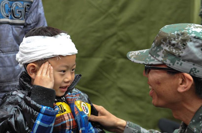 災難中，那些動人瞬間