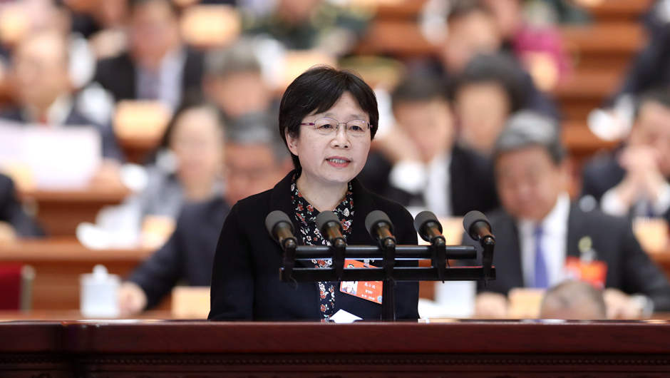 民革中央副主席、上海市委會主委，上海市人大常委會副主任 高小玫