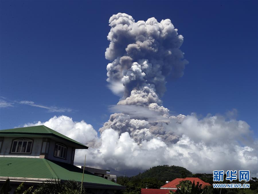 (國際)(1)菲律賓馬榮火山噴發危險上升