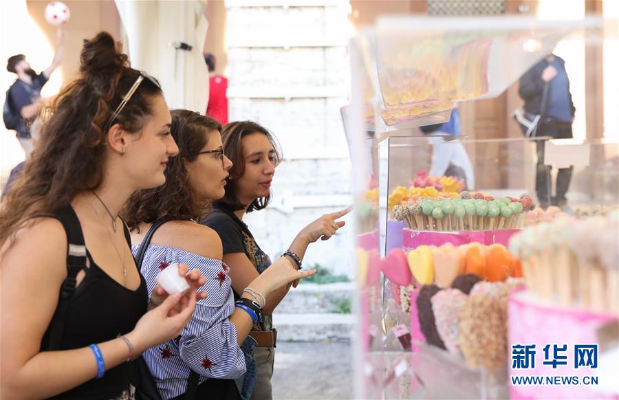 （國際）（3）&ldquo;歐洲巧克力節&rdquo;在意大利佩魯賈開幕