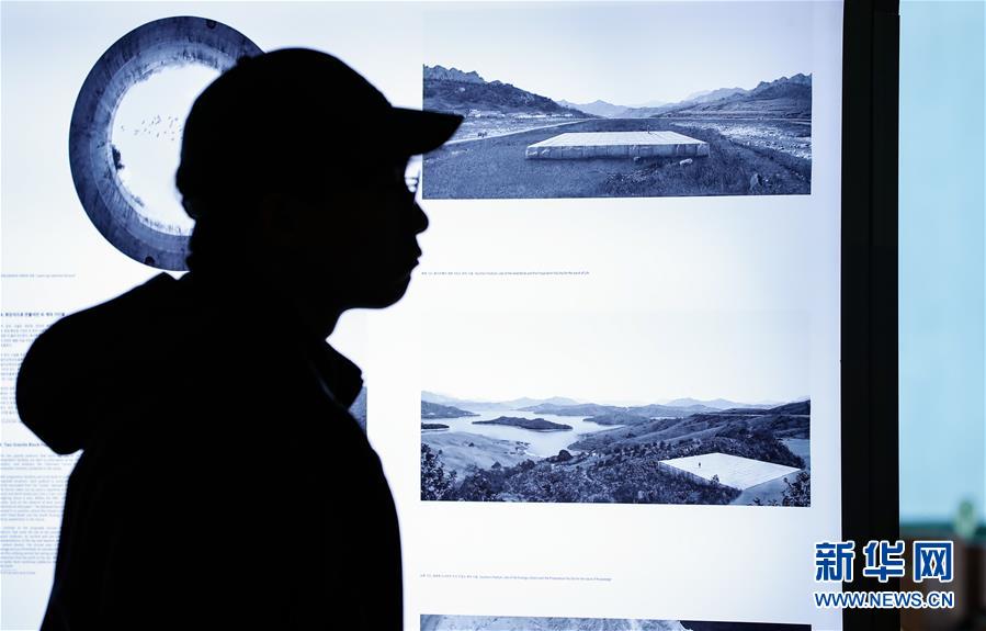 (國際·圖文互動)(2)通訊:敲響半島和平鐘聲——走訪韓朝非軍事區首爾藝術展