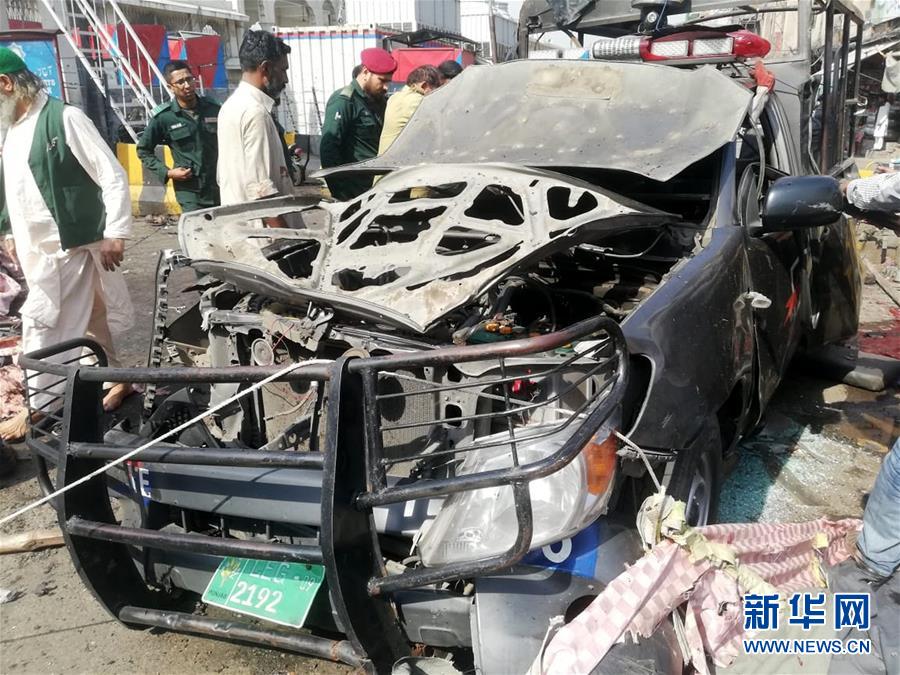 （國際）（4）巴基斯坦拉合爾發生自殺式爆炸襲擊致8死25傷