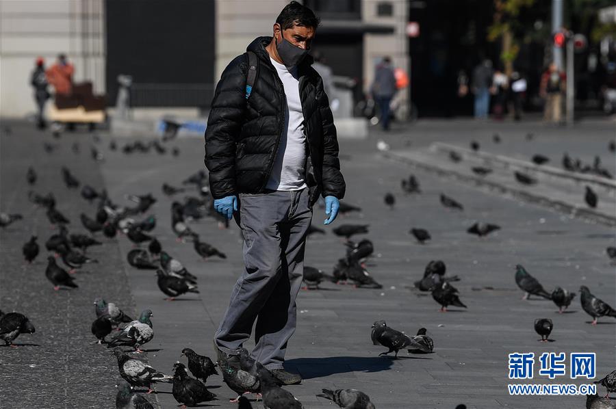 (國際疫情·圖文互動)(2)智利首都圣地亞哥因疫情嚴重將實施封城