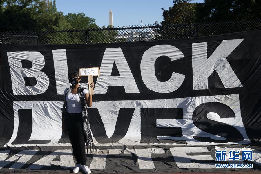 (國際)(1)美國華盛頓:抗議警察暴力執法活動持續