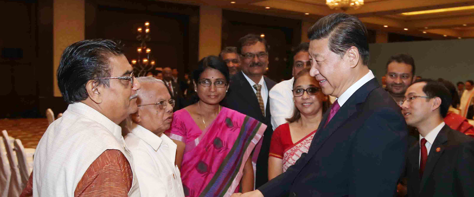 習近平會見印度友好人士、友好團體代表并頒發和平共處五項原則友誼獎