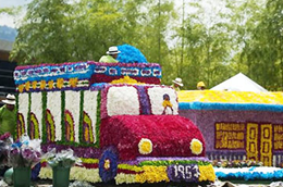 哥倫比亞鮮花游行 慶祝傳統&ldquo;鮮花節&rdquo;