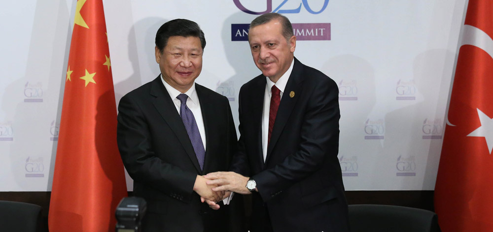 習近平會見土耳其總統埃爾多安