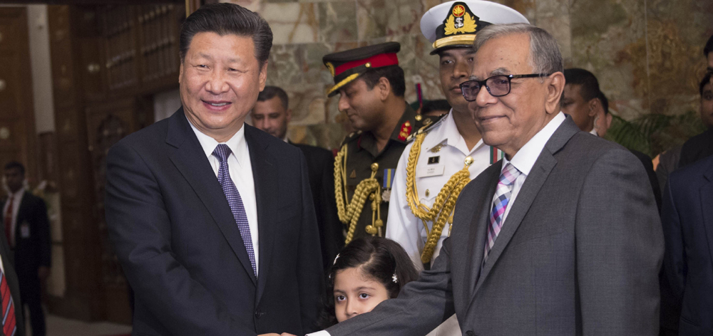 習(xí)近平會(huì)見孟加拉國總統(tǒng)哈米德