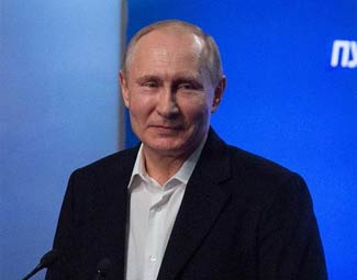 “強大的總統(tǒng),強大的俄羅斯”