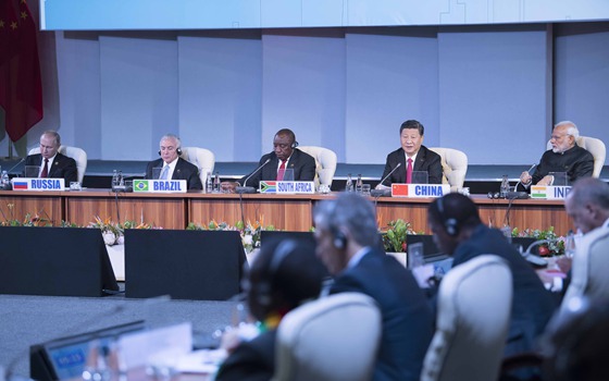 習近平出席&ldquo;金磚+&rdquo;領導人對話會