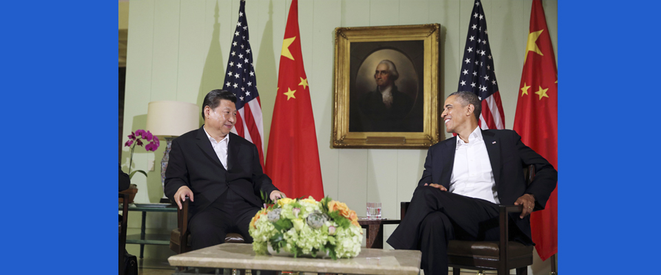 2013年6月，習近平與美國總統奧巴馬共同會見記者